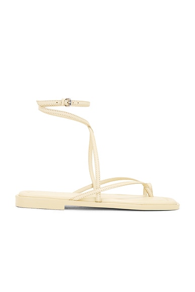 A.EMERY Davis Sandal in Eggshell