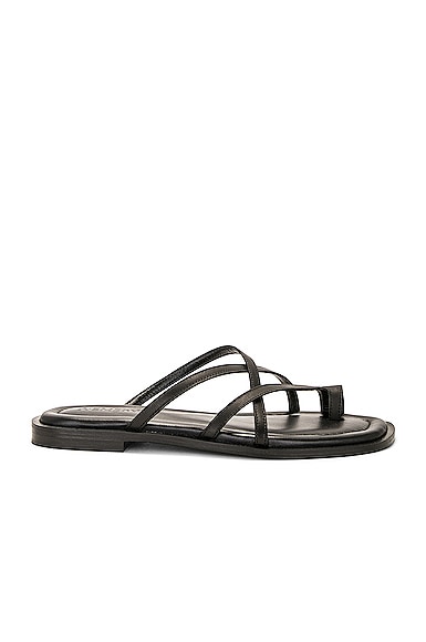 A.emery Avery Leather Sandals In Black