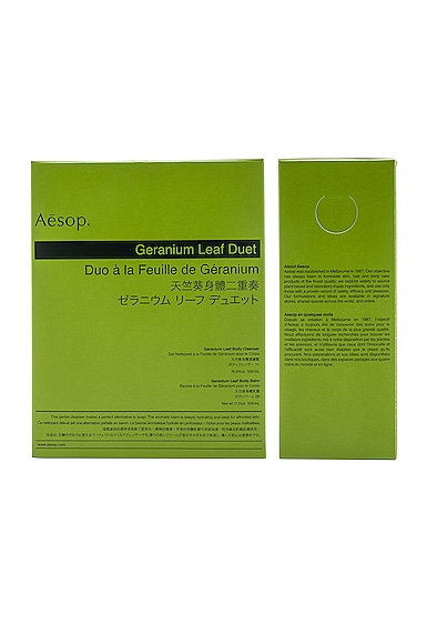 Shop Aesop Geranium Leaf Duet In N,a