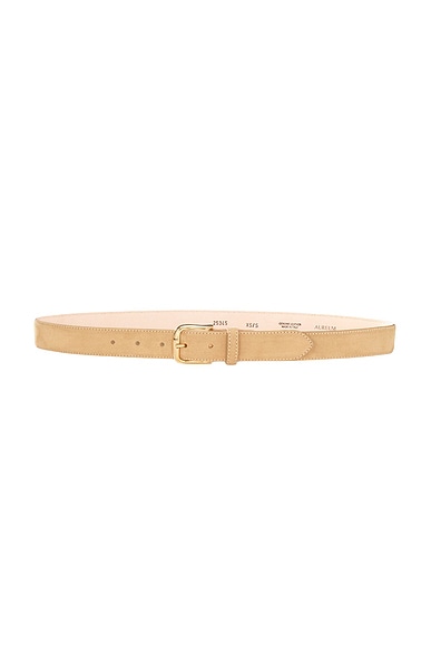 Suede Buckle Belt