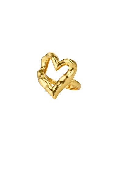 Amour Ring in Metallic Gold