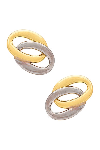 Blair Earrings in Metallic Gold