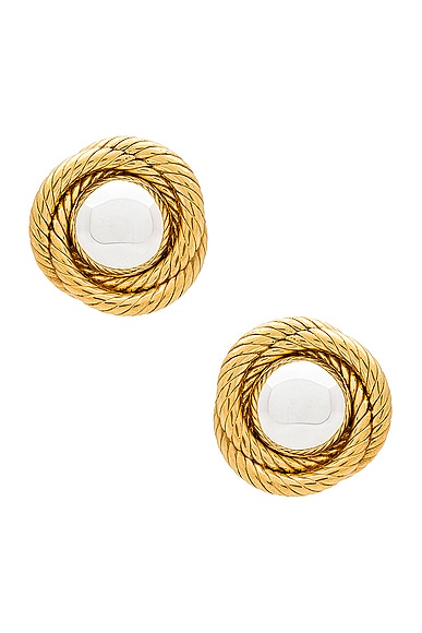 Naomi Earrings in Metallic Gold