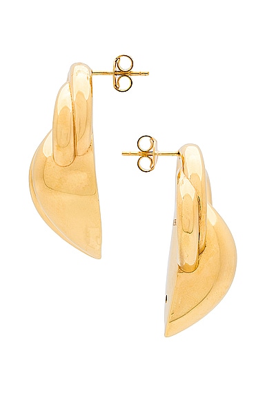 Shop Aureum Genevieve Earrings In Gold
