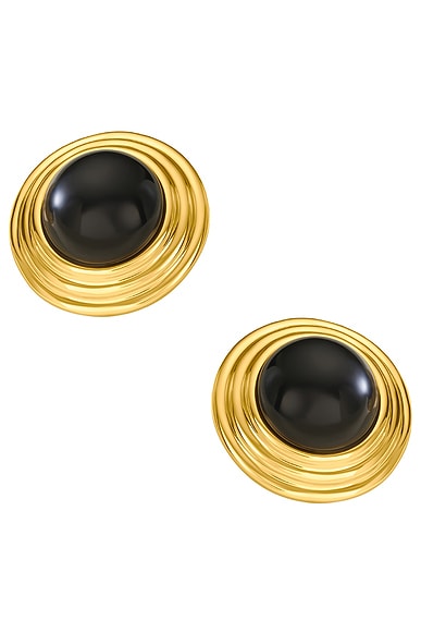 AUREUM Darcy Stud Earrings in Gold