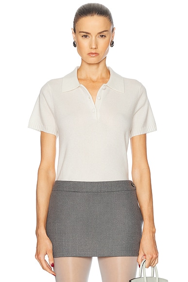 Cashmere T Shirt Polo Top
