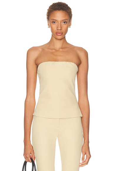 ALFIE Bustier Top in Sand