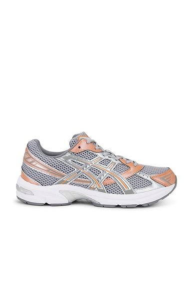 Gel-1130 Sneakers in Cement Grey & Rust Orange