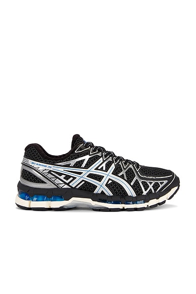 Asics Gel-kayano 20 Sneakers in Black & Pure Silver
