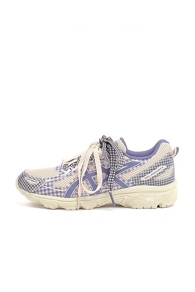 Asics x Story Mfg Gel-Venture 6 Sneaker in Vanilla & Violet