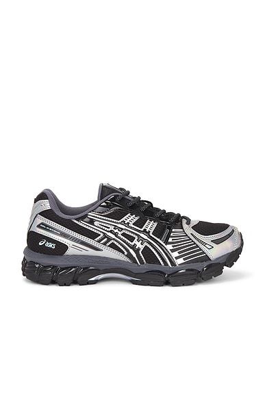 Asics Gel-kayano 12.1 Sneaker in Black & Pure Silver