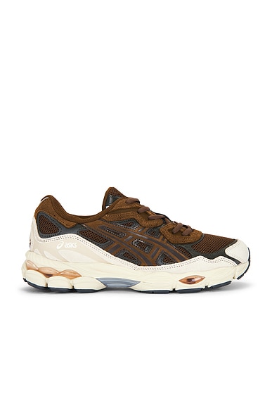 Asics Gel-Nyc in Brown Storm & Black Coffee