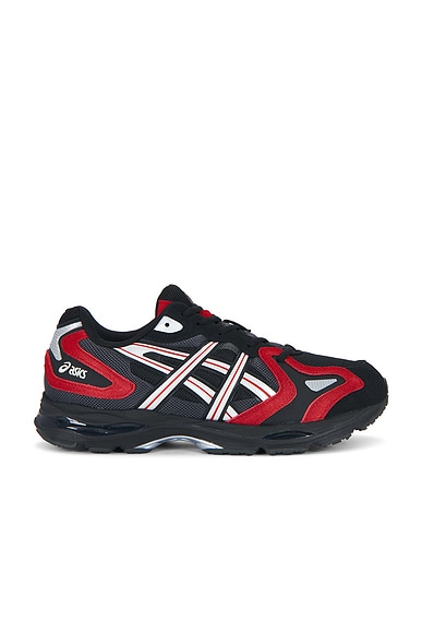 Asics Gel-K1011 Sneaker in Black & Classic Red