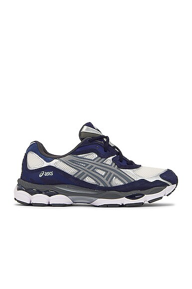 Asics Gel-nyc Sneaker in Cream & Steel Grey | FWRD