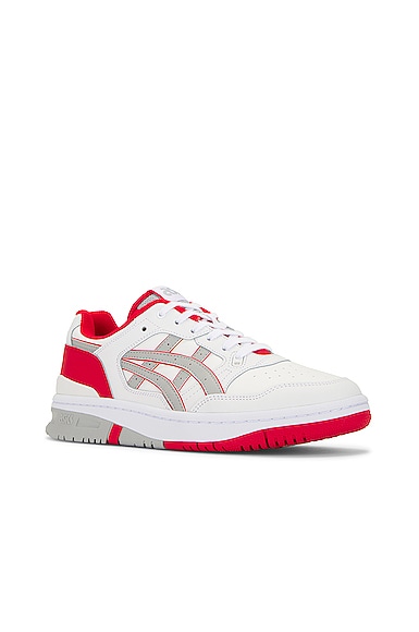 Shop Asics Ex89 Sneaker In White & Classic Red