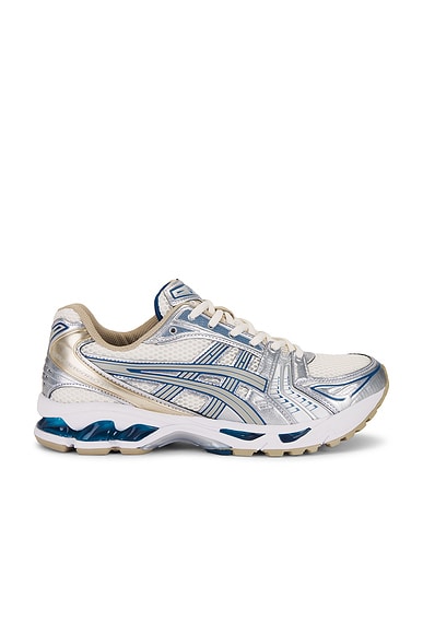 Asics GEL-KAYANO 14 in Cream & Pure Silver