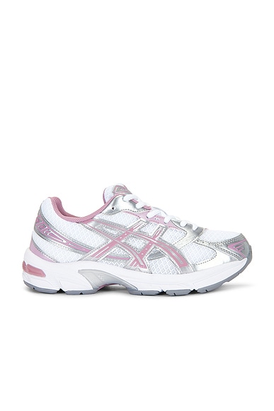 Asics Gel-1130 Sneaker in White & Taro Purple