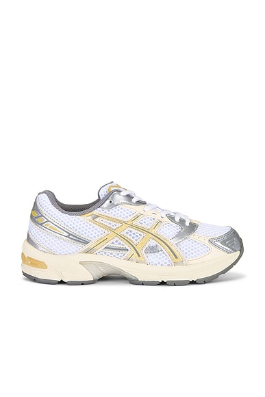 Gel-1130 Sneakers in White & Faded Yellow