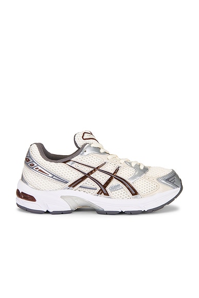 Gel-1130 Sneakers in Cream & Reddish Brown