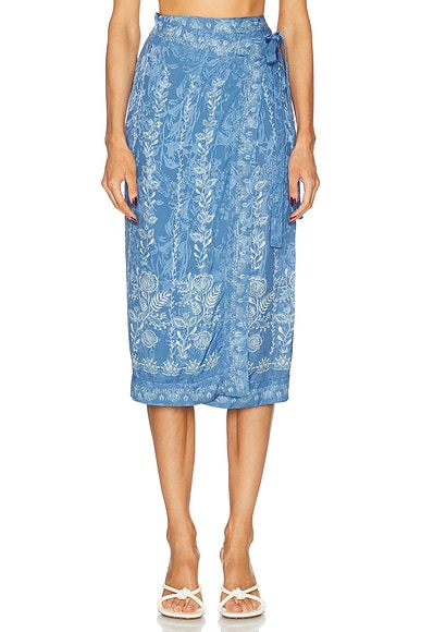 Agua by Agua Bendita Luna Midi Pareo in Multicolor