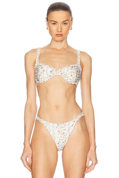 Agua by Agua Bendita Argaz Bikini Top in Multicolor
