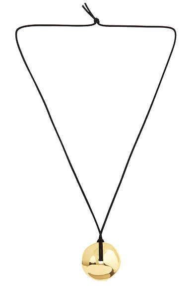 AGMES Cora Pendant Necklace in Gold Vermeil