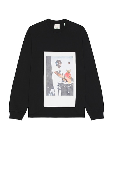 AGOLDE x RSVP Gallery Long Sleeve Crew in Black
