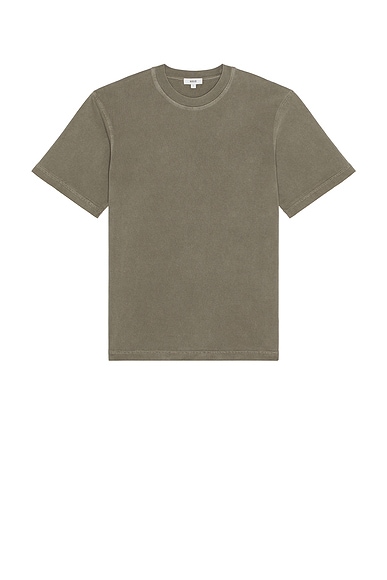 AGOLDE Asha Mock Neck Tee in Flint