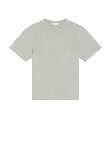 AGOLDE Asha Mock Neck Tee in Reflect