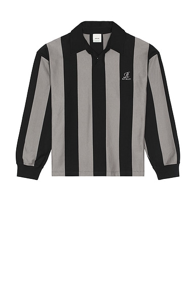 AGOLDE x RSVP Gallery Park Rugby in Grey & Black