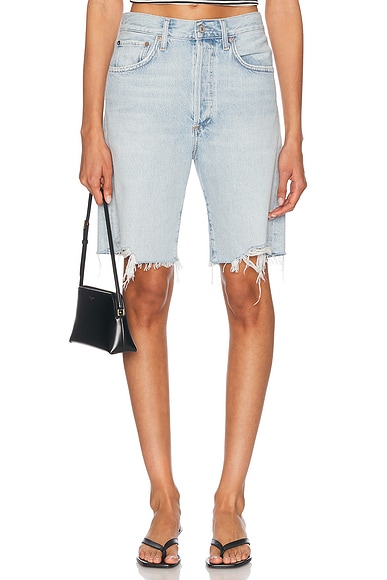 AGOLDE 90's Mid Rise Loose Short in Fragment