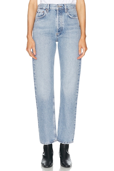 AGOLDE 90s Pinch Waist High Rise Straight in Harmonic