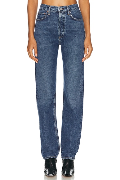 90s Pinch Waist High Rise Straight