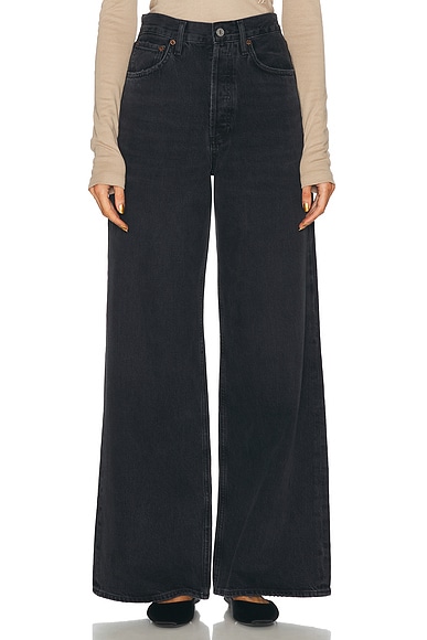 AGOLDE Dame High Rise Wide Leg in Hitch