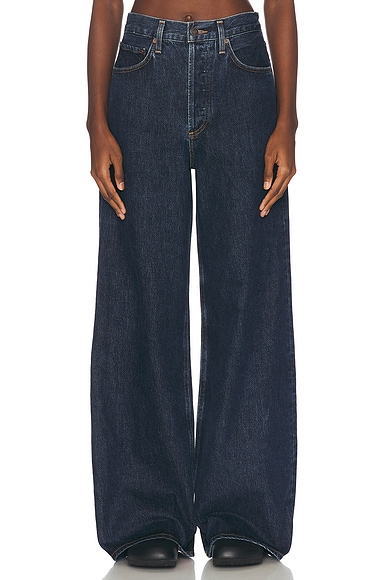 AGOLDE Dame High Rise Wide Leg in Pendulum