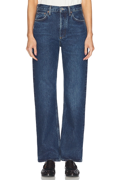 AGOLDE Fran Wide Leg Jeans in Enamour
