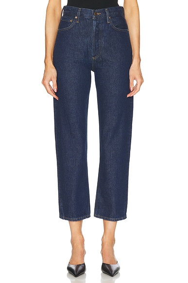 AGOLDE 90's Pinch Waist Crop in Foxley
