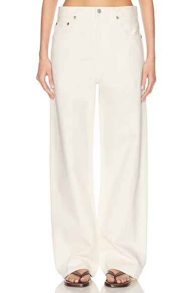 AGOLDE Low Slung Baggy Jeans in Solar