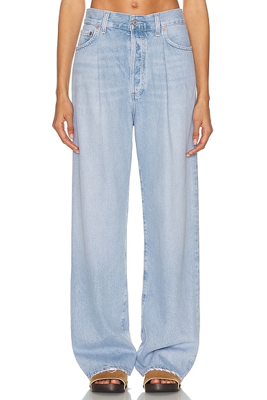Franka Pleat Baggy Jeans