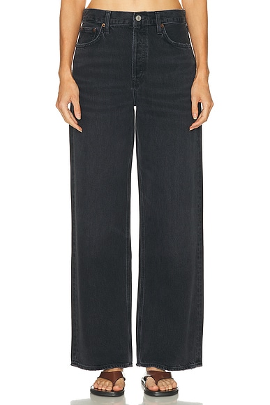 AGOLDE Low Slung Baggy Jeans in Recess