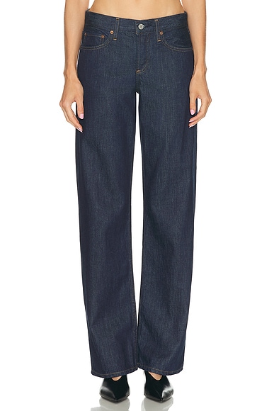 AGOLDE Low Rise Loose Jeans in Pure