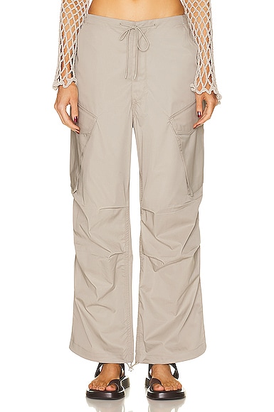 Shop Agolde Ginerva Cargo Pant In Drab