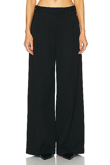Shop Agolde Daryl Pant In Black