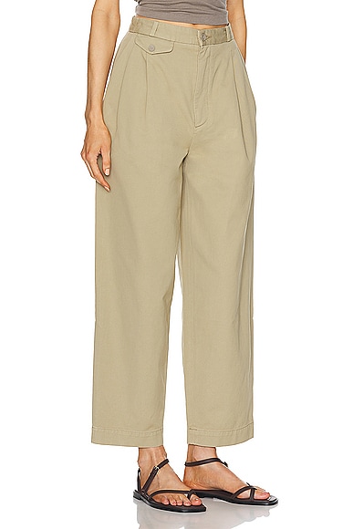 Shop Agolde Becker Chino In Dill
