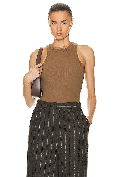 Bailey Tank in Brown