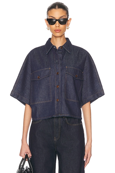 AGOLDE Taron Shirt in Pure