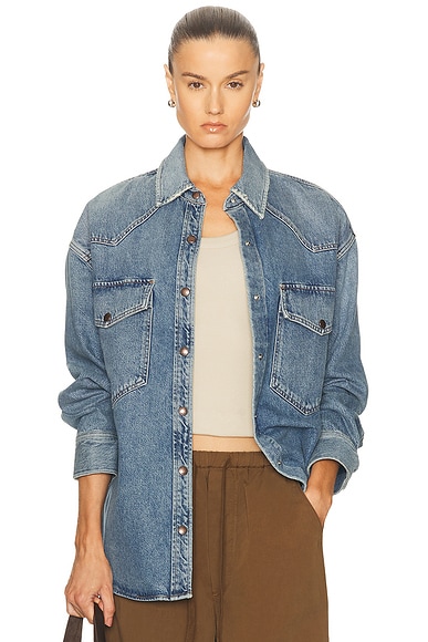 Chloe Denim Shirt in Foggy Blue | FWRD