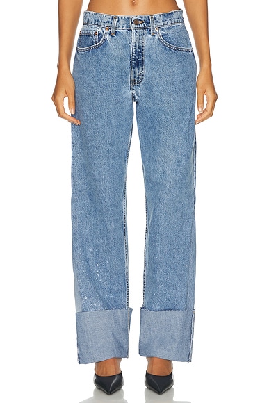 Ultra Wide Cuff Jean