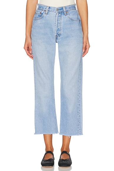 Relaxed Undone Hem Jeans