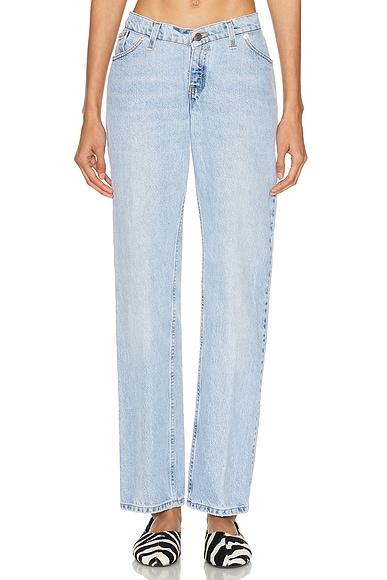 V Waist Skinny Jeans